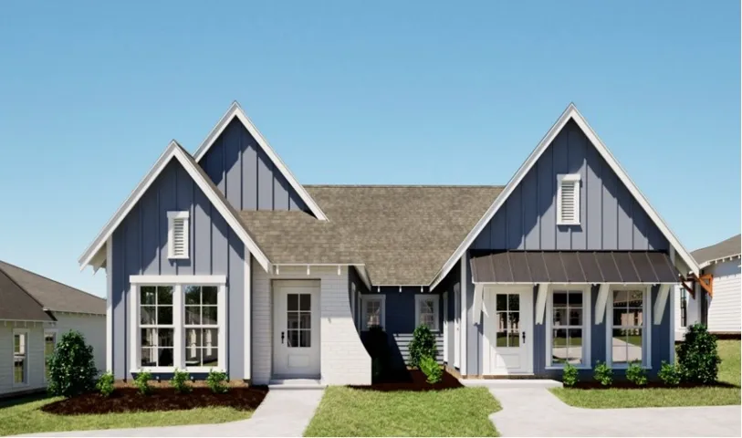 Rendering of Lot 88 & 87 (lot 87 is unit on right)