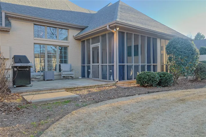 Patio and Screen porch