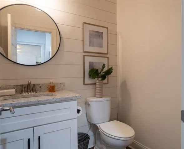 Half Bath off Kitchen
