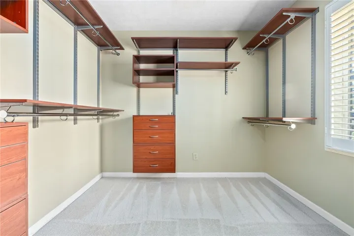 Primary closet