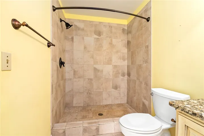 Pool house shower