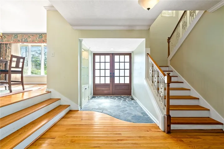 Double door entrance