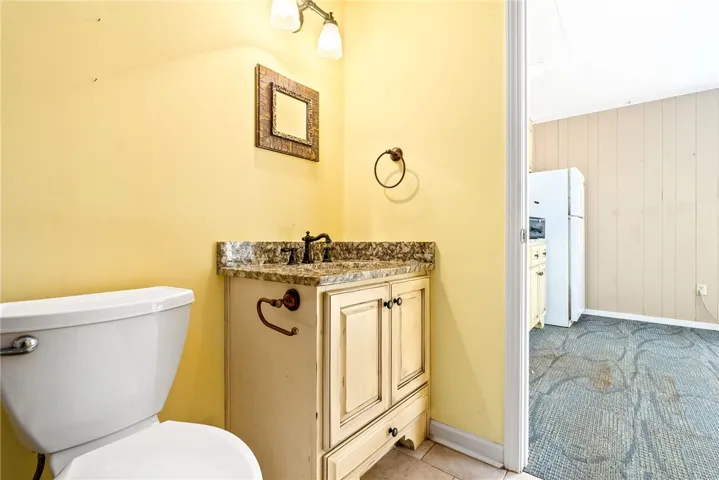 Pool house bathroom