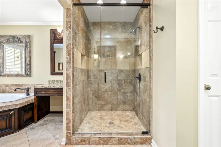 Primary bathroom shower