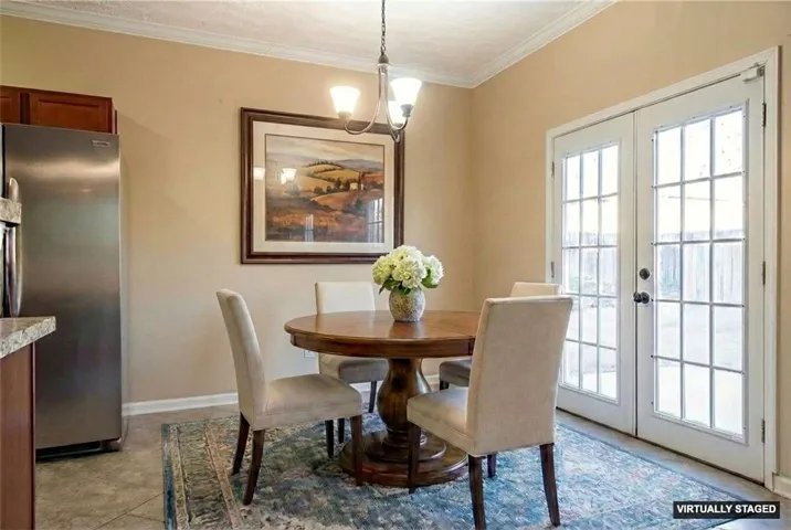 Breakfast Room Virtually Staged