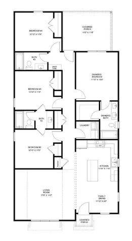 Emily floorplan by Holland Homes LLC.
All plans, pricing & specifications are subject to change without notice.