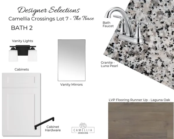 Design Selections - All plans, specifications & pricing are subject to change without notice.