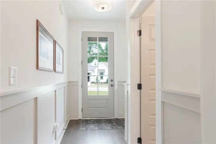 EXAMPLE OF completed and furnished interior townhome unit