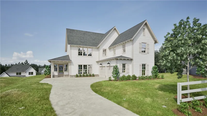 RENDERING of Auburn Farms Lot 10 - The Henry B - All plans, pricing and specifications are subject to change without notice.