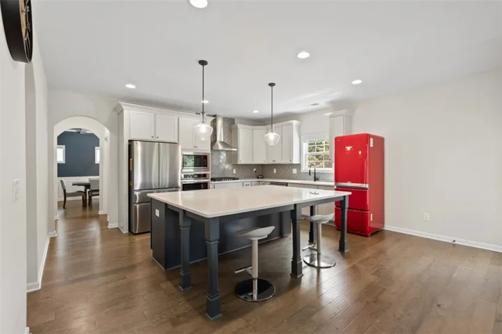 Expansive Kitchen Island