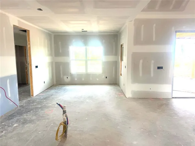 A promising interior under construction, awaiting finishes and personal touches.