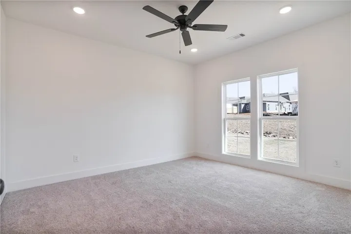 Primary Bedroom at back of home