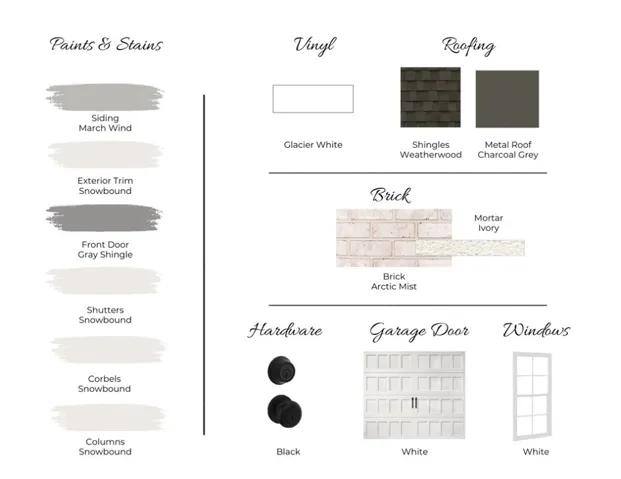 Northgate Lot 66 - Exterior Color Scheme