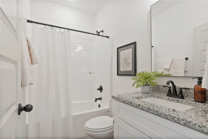 EXAMPLE OF completed and furnished interior townhome unit