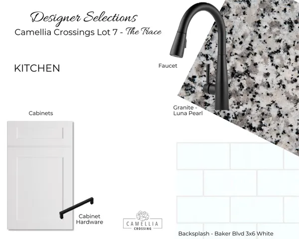 Design Selections - All plans, specifications & pricing are subject to change without notice.
