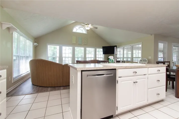 Kitchen looking to Keeping Room