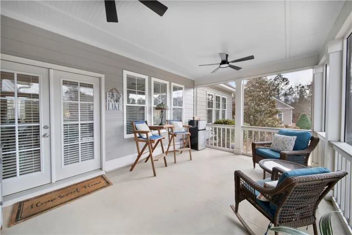 Screened porch