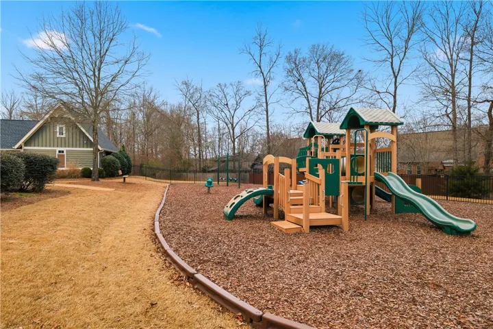 Adjacent to the pool, the playground is a great spot to romp!