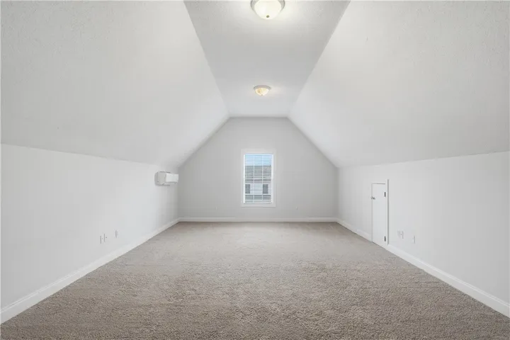 Versatile bonus room with a generous storage closet and mini-split unit.
