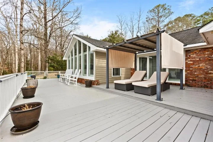 enjoy the lake view from your stylish lanai