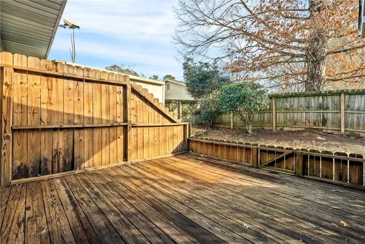 Side open porch for grilling