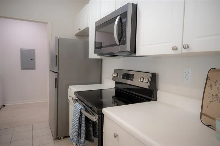 Kitchen & into laundry room