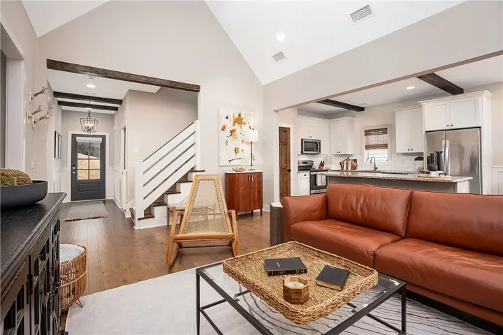 Living Room into Foyer