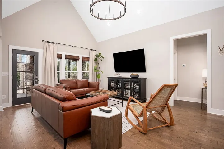Beautiful Cathedral Ceiling in Living Room