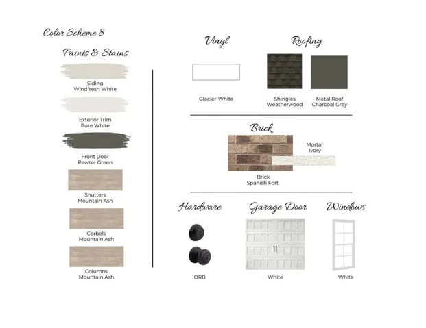Auburn Farms Lot 14 - Exterior Color Scheme 8