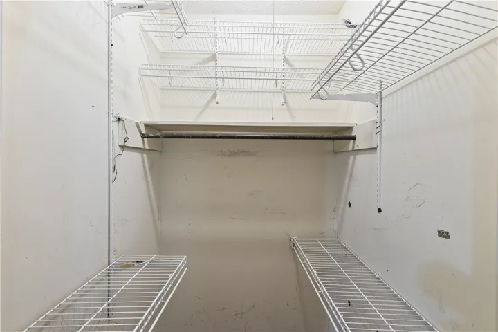 Primary closet