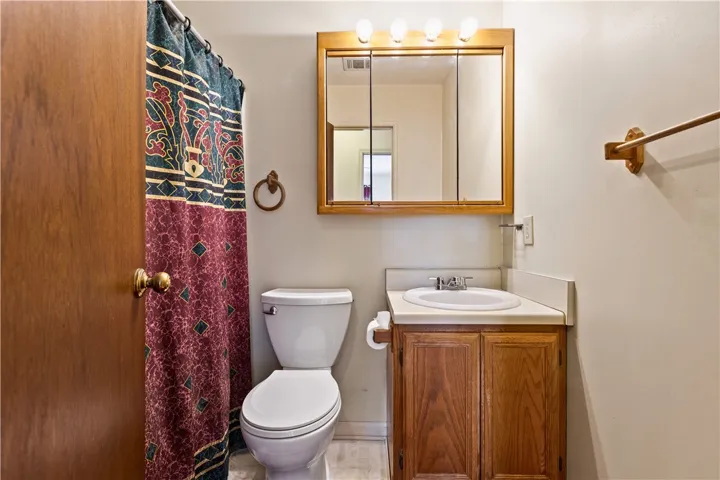 Hallway bathroom