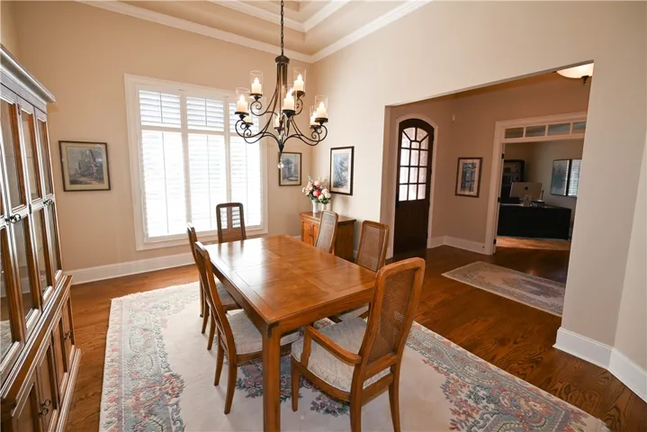 Formal dining room.