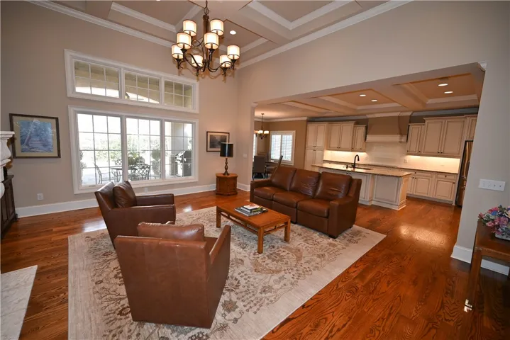 Big windows provide abundant natural light.