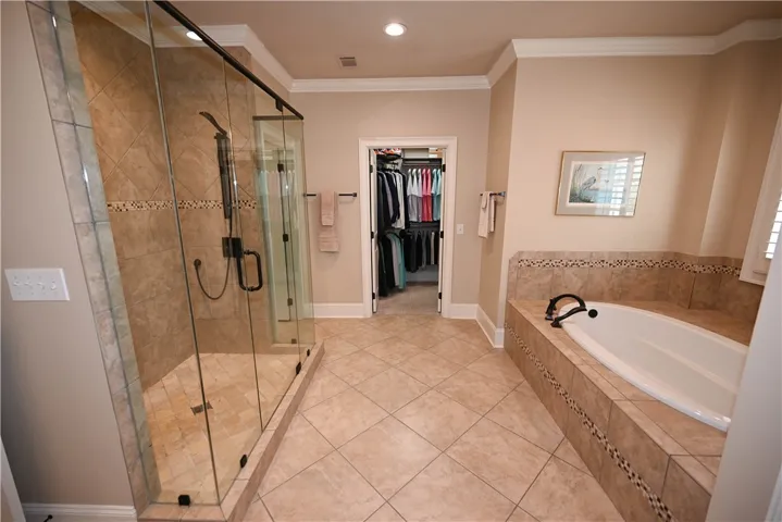 Master bathroom.