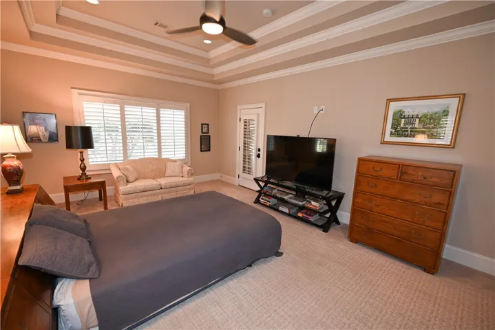 Direct access to back porch.