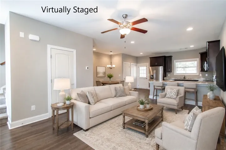 Virtually Staged Great Room