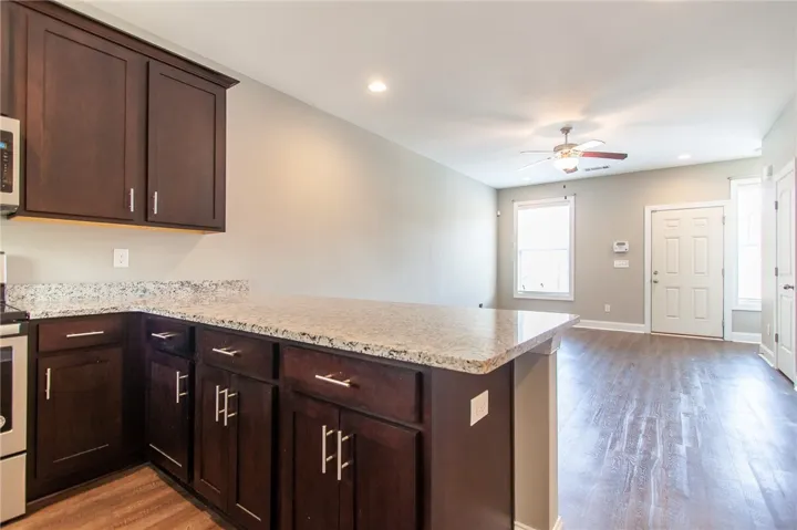 Kitchen Bar looking to Great Room