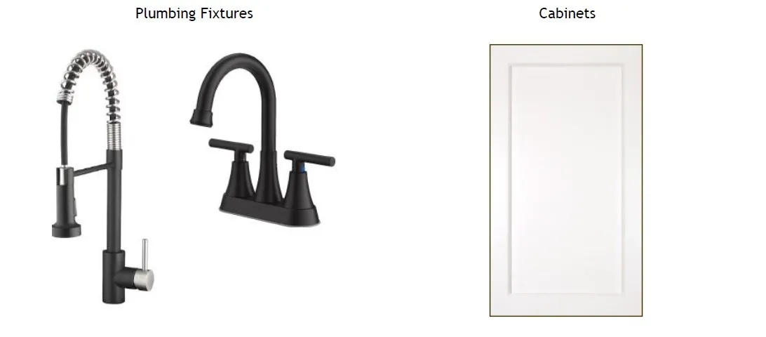 Plumbing & Cabinets