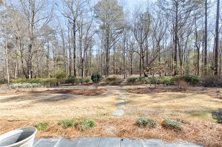 Serene and peaceful in the winter and lush and green in the spring