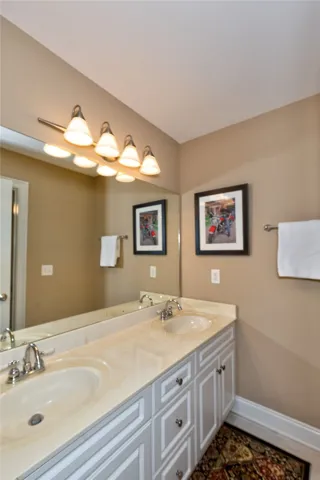 2nd story bathroom vanity