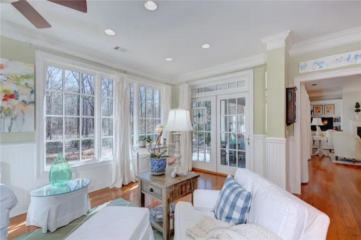 This sunroom!!!! Is my favorite and opens to living room and kitchen