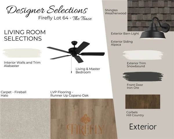 Lot 64 interior Design Board