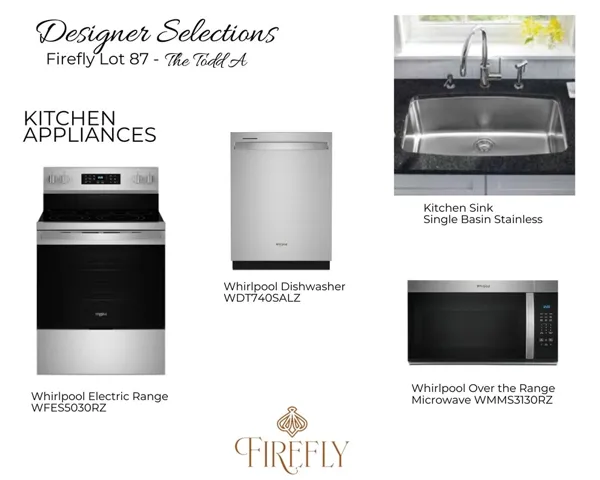 Lot 87 Firefly Interior Design Board (Selections)