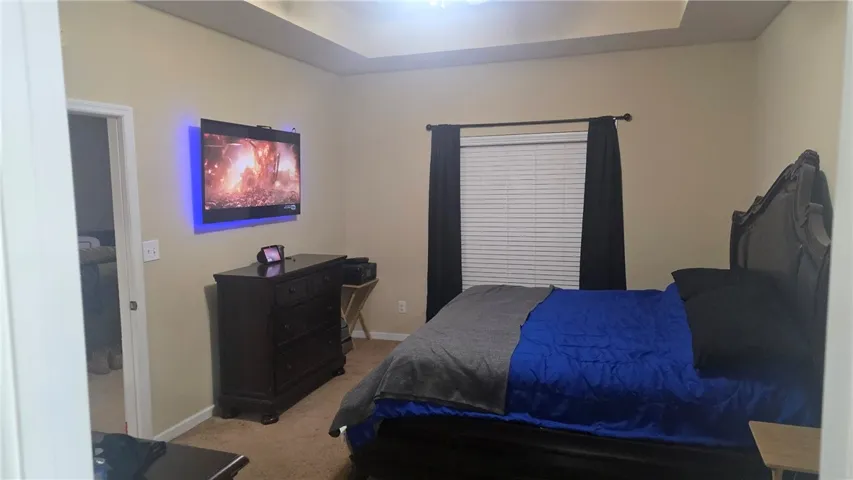 Master bedroom large enough for California King bef