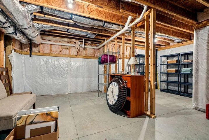Basement Heated/cool storage