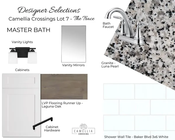 Design Selections - All plans, specifications & pricing are subject to change without notice.