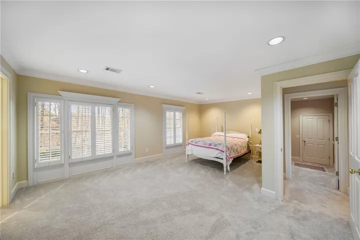 Upstairs - this bedroom has it’s own bath.