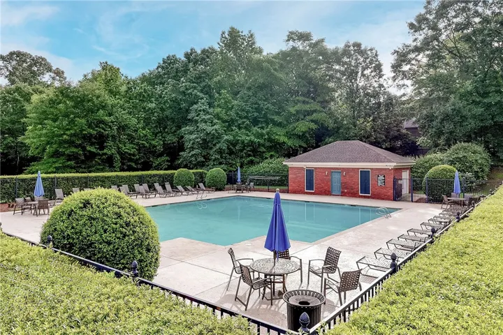 Pool #2 layout with clubhouse