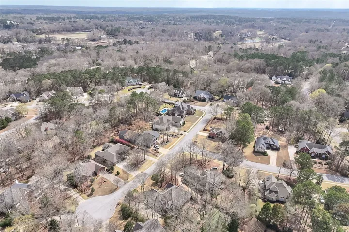 Aerial view to Moore's Mill Club