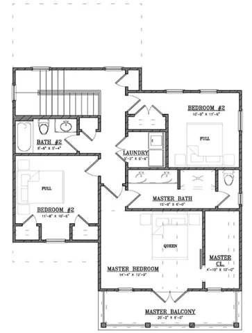 Katherine Floor Plan - 2nd floor - Holland Homes